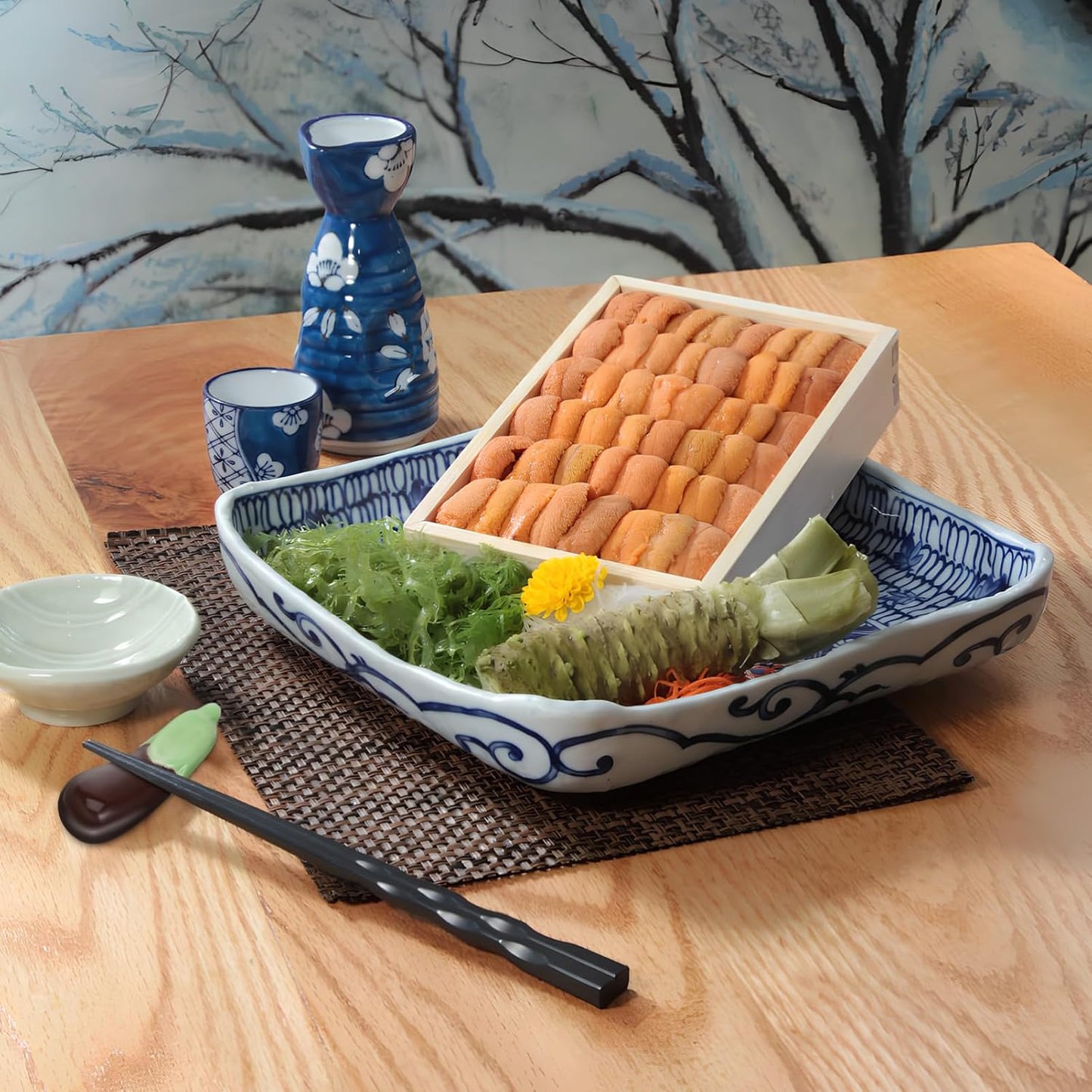 Japanese Style Ceramic Chopstick Rests – 7pcs Hand-Painted Vegetable Design Set, Cute Tableware Holders