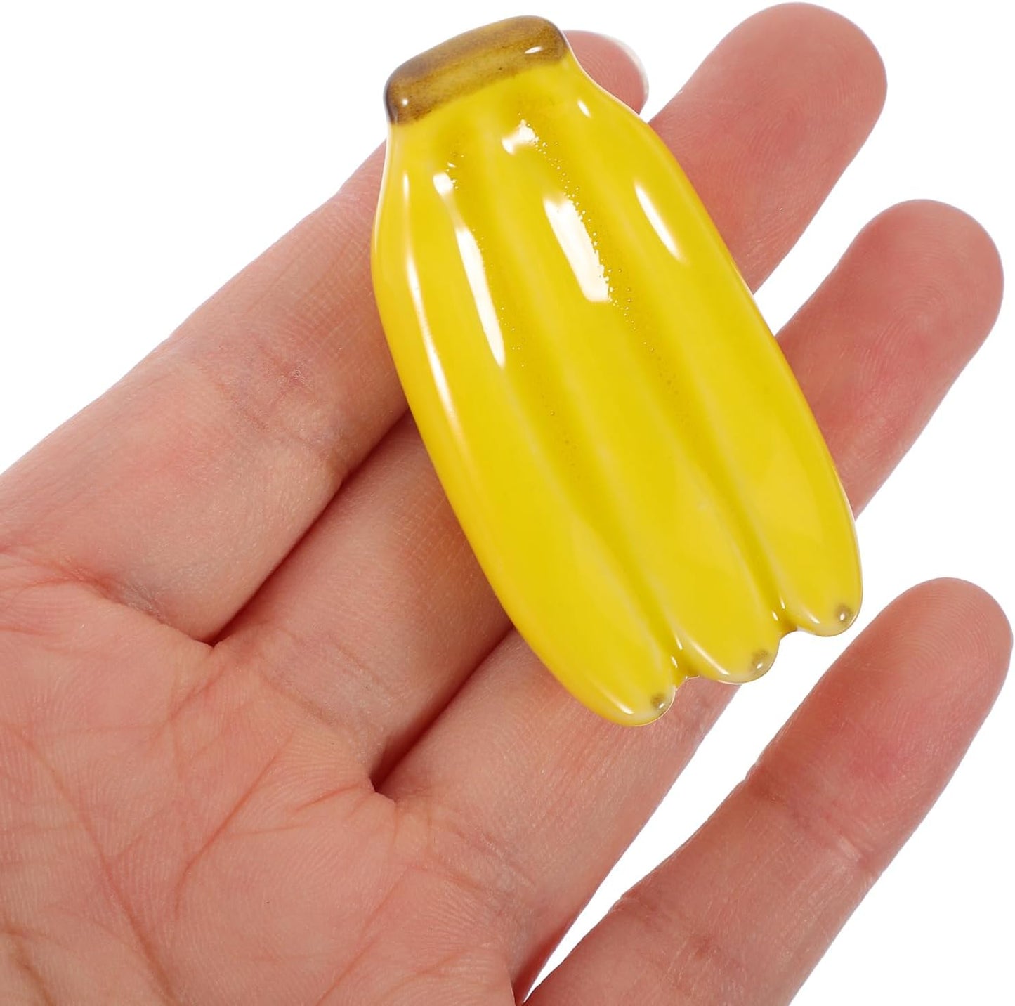 4-Piece Banana Shaped Ceramic Chopstick Rests – Creative Utensil Holders & Table Decor